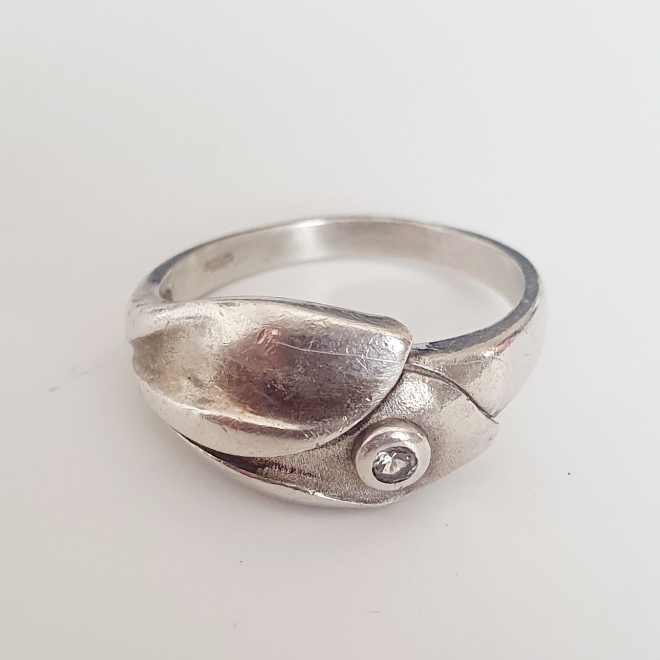 Anelli: Damenring Ring aus Silber 925 mit Stein Gr 18 mm  – Usato da Kreuzlingen venduto da Wunderkiste123 3