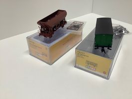 Brawa Güterwagen, 48231 und 49523, Top Zustand, mit OVP