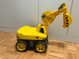 Bagger Kinderfahrzeug BIG gelb guter Zustand