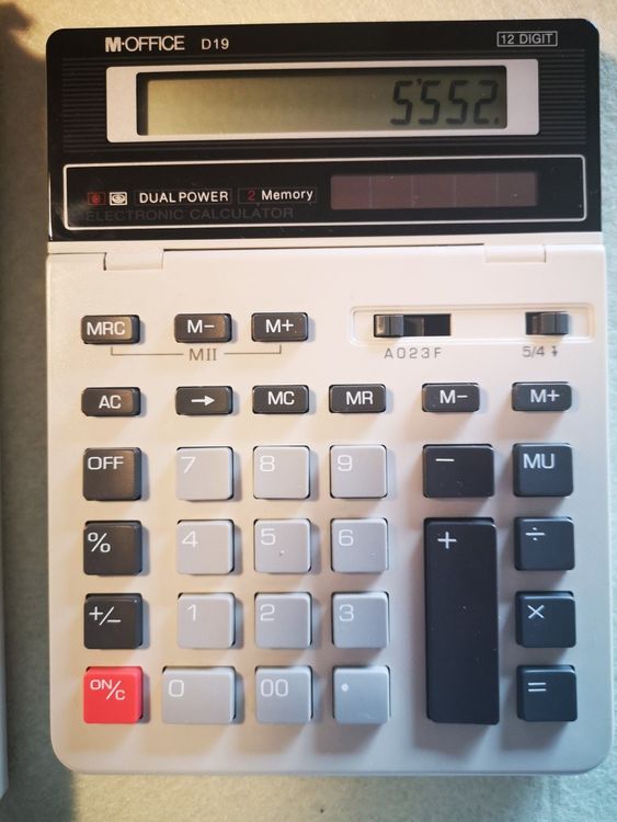 Taschen Elektronen Rechner D 19 Migros Büro Bank Restaurant (Neu ...