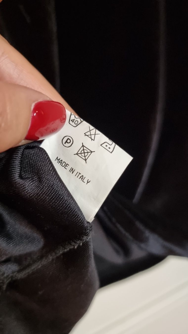 Camicette: Schwarzes Samt-Shirt Gr. M, elegant & festlich – Usato da Wald ZH venduto da CapLux 8