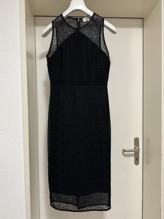 Diane von Furstenberg Tailored Lace and Basketweave Sleeves