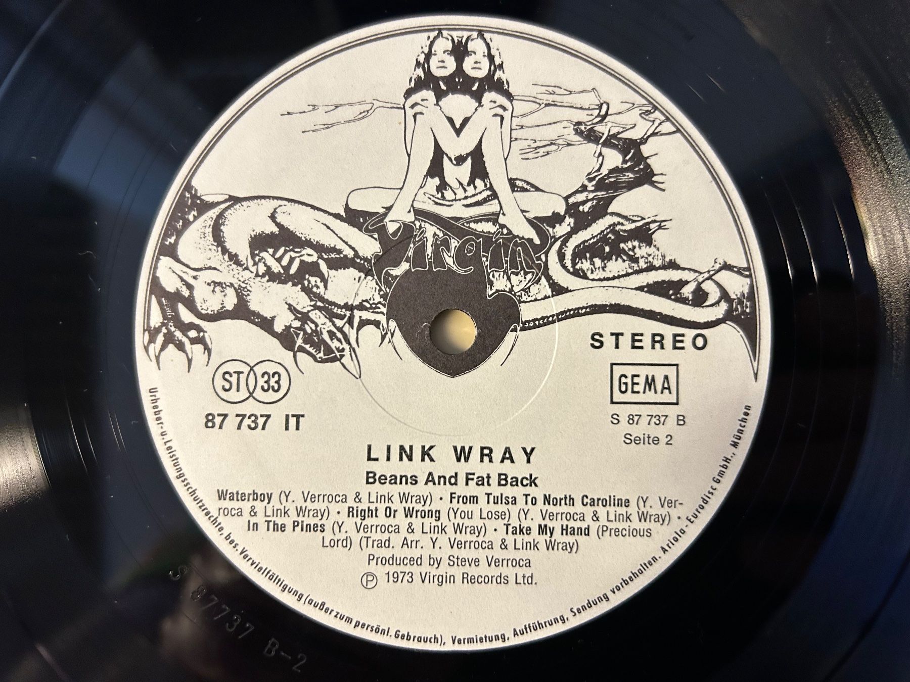 Schallplatten: Link Wray - Beans and Fatback - Vinyl, Original LP Top! – Gebraucht aus Aesch BL von BlueMusicRecords 3