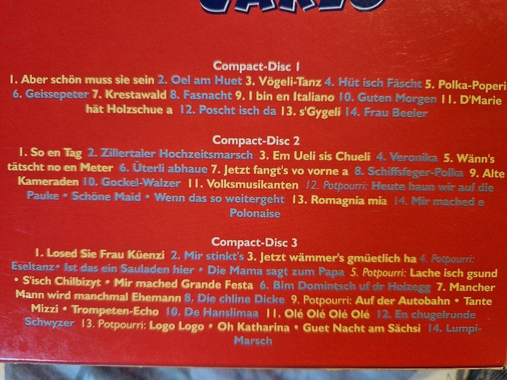 CDs: Arno & Carlo: Lumpeliedli 3 Cds – Gebraucht aus Brittnau von Zibu 1
