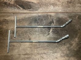 2x T-Griff Zündkerzenschlüssel