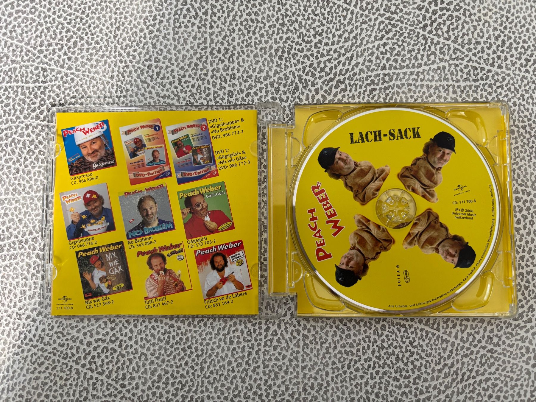 CD: 1 CD Peach Weber**LACH-SACK** – Usato da Volketswil venduto da Car6 2