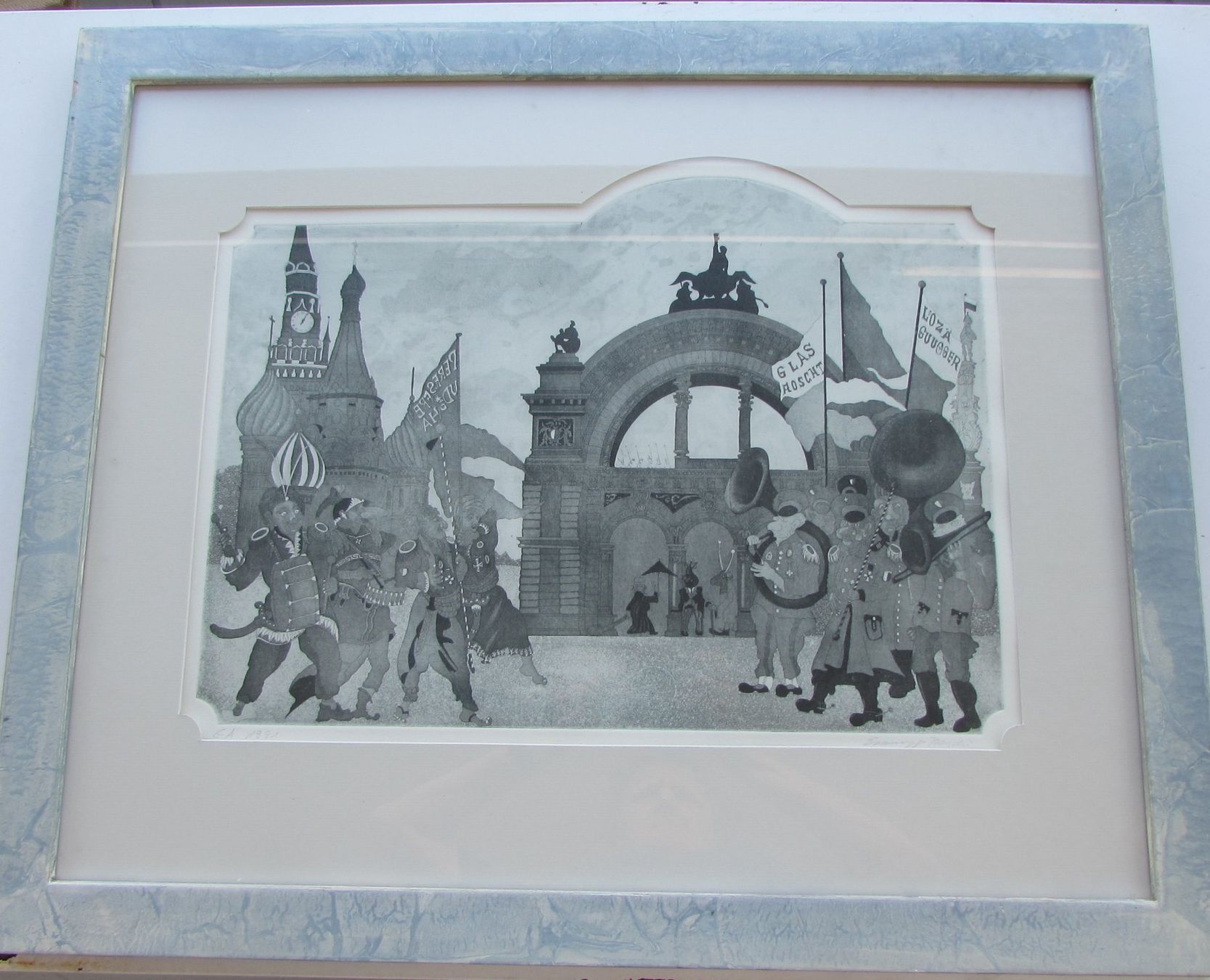 Posters & Illustrations: Bild LOZÄ GUUGGER Glas Noscht – D'occasion à Aadorf par Olymp05