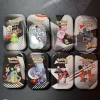 Pokémon Mini-Tins Flamme Blanche Foudre Noire - Set Complet
