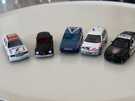 5 voitures 1/43 