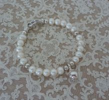*NEU* Armband Süsswasserzuchtperlen Silber