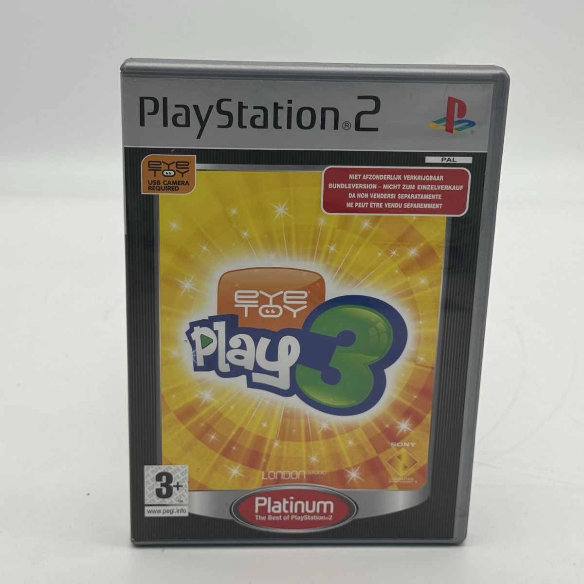 Sony Giochi: EyeToy Play 3 Platinum Bundleversion | PS2 | Not for Resale – Usato da Kloten venduto da Warehouse81