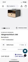 Nachttisch hängend / neu / ungeöffnet