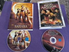 DVD Paket: Sahara & King Arthur - Abenteuer für kalte Tage!