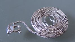 Silber 925 Venezianer Halskette 45 cm /1 mm