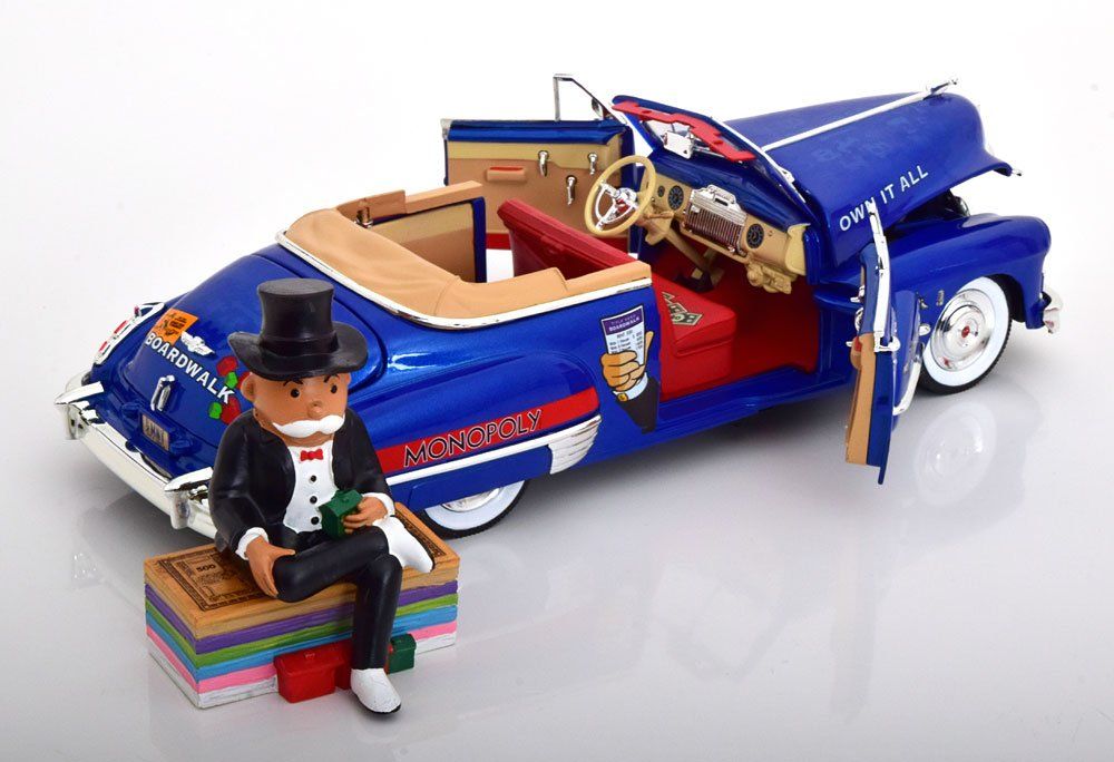 Monopoly 1947 Cadillac Convertible avec Figurine AWSS136 1/18
