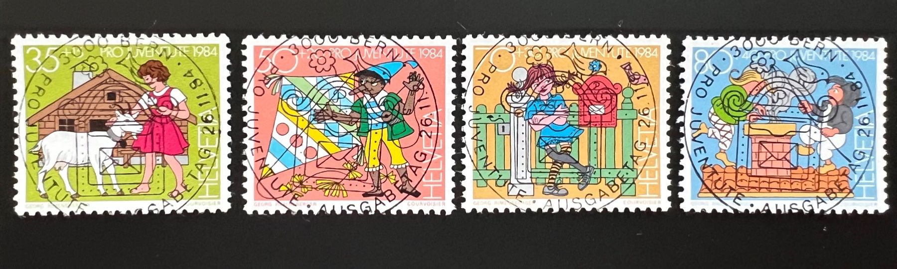 Tutti i francobolli: Pro Juventute 1984 Vollstempel – Nuovo (secondo la descrizione) da Hünenberg See venduto da wer_5286