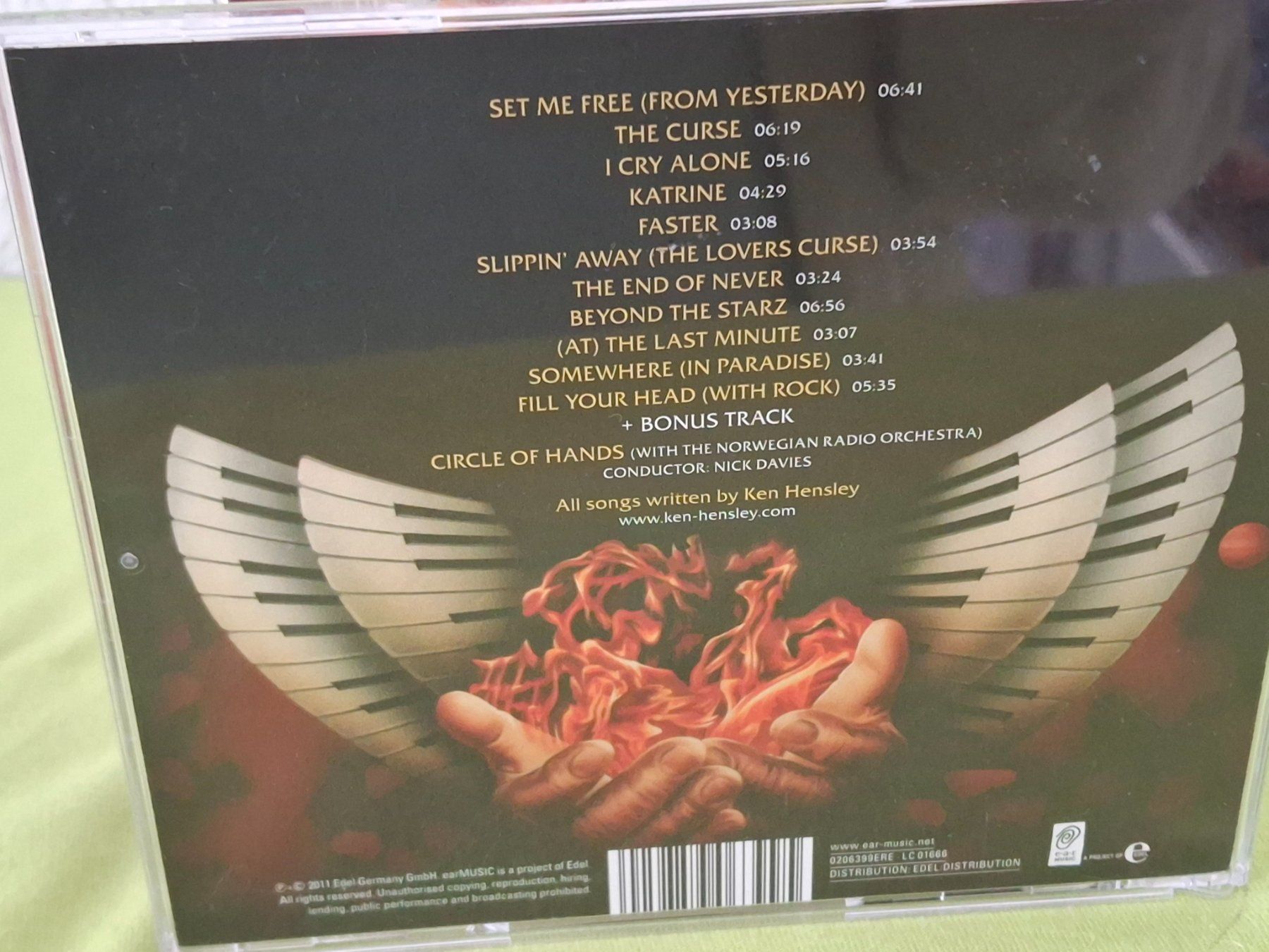 CD: CD Ken Hensley & Live Fire - Faster – Usato da Aarberg venduto da Jackup1 1