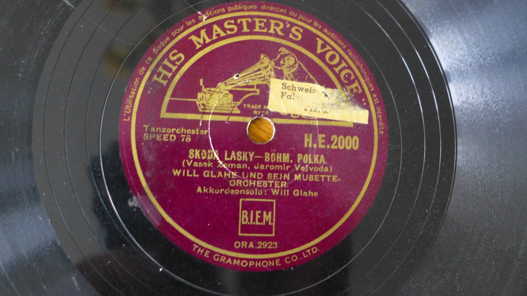 Dischi in vinile: Schellack-Schallplatten und Abspiel-Stahlnadeln – Usato da Basel venduto da Helmuth1945 2