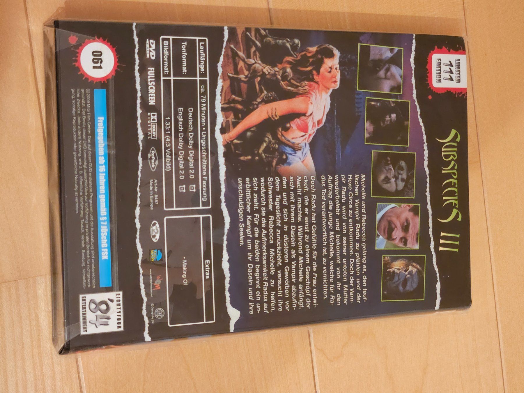 Tutti i DVDs: Subspecies 3 - Bloodlust - Grosse Hartbox – Usato da Wildberg venduto da Reunionevents 1