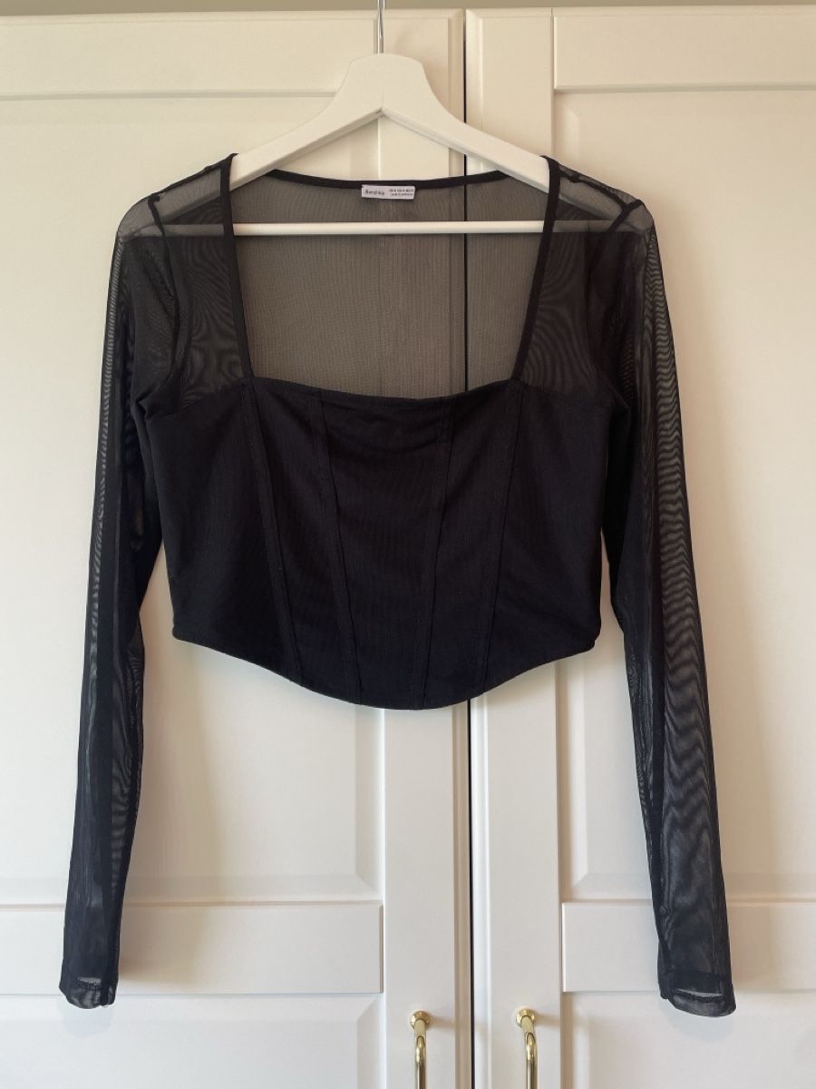 Bershka Tops: Bershka Mesh Oberteil, Grösse M – Gebraucht aus Sissach von nelimas