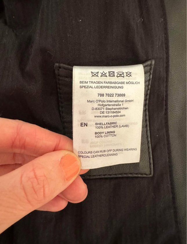 Marc O'Polo Giacche: Lederjacke von Marc O'Polo – Usato da Chur venduto da snow_white_blue 4