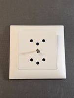 UP-Abdeckung Steckdose 2-Fach Feller EdizioDue Weiss