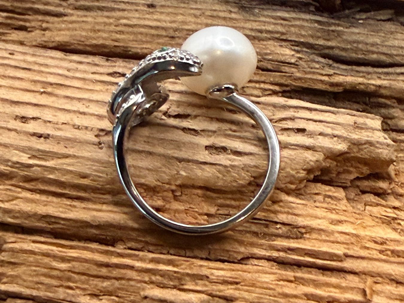 Ringe: Witziger Silber Ring mit einer Süsswasserperle – Neu (gemäss Beschreibung) aus Luzern von S.Kern01 3