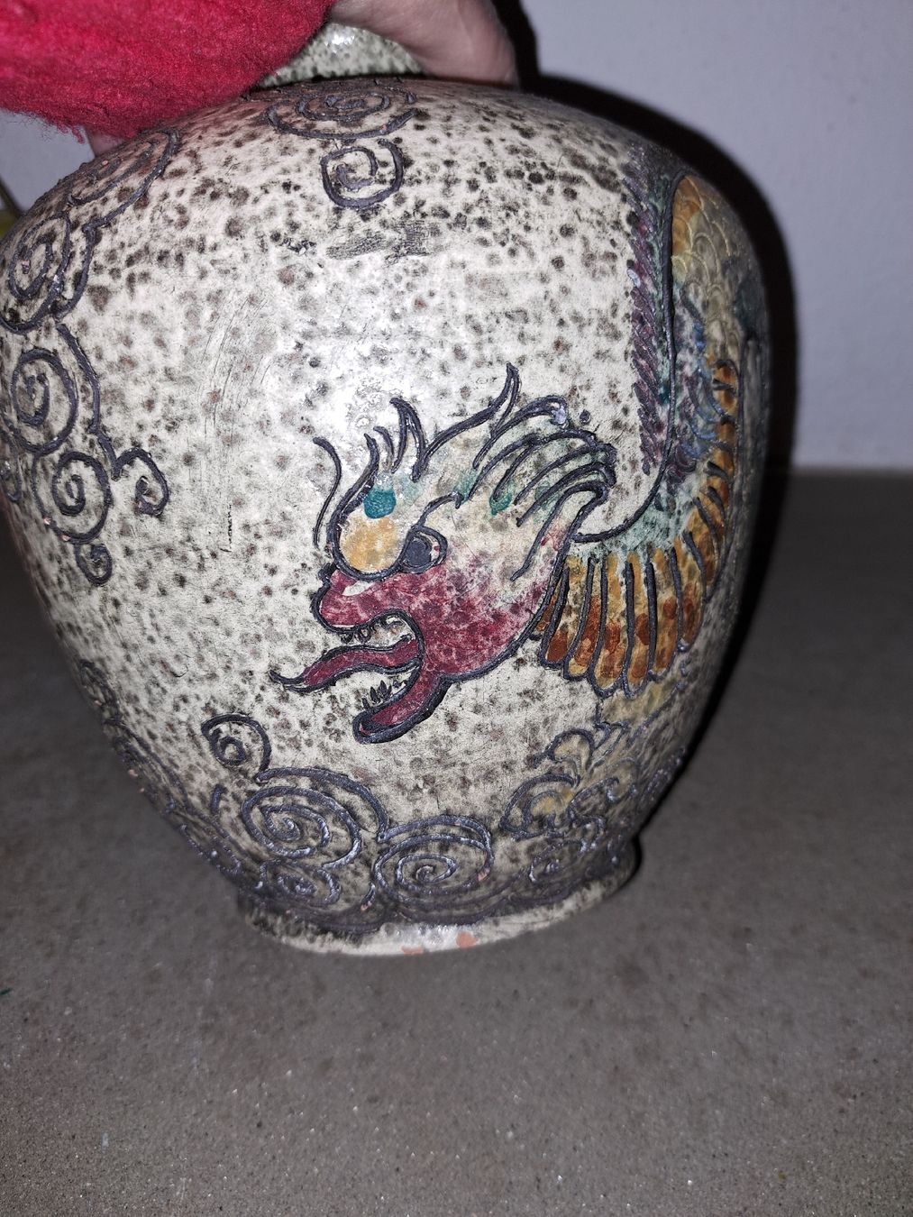 Vasen & Gefässe: Handbemalte Vintage Vase  – Gebraucht aus Kölliken von Upcycling-by-Mc-TAM 4
