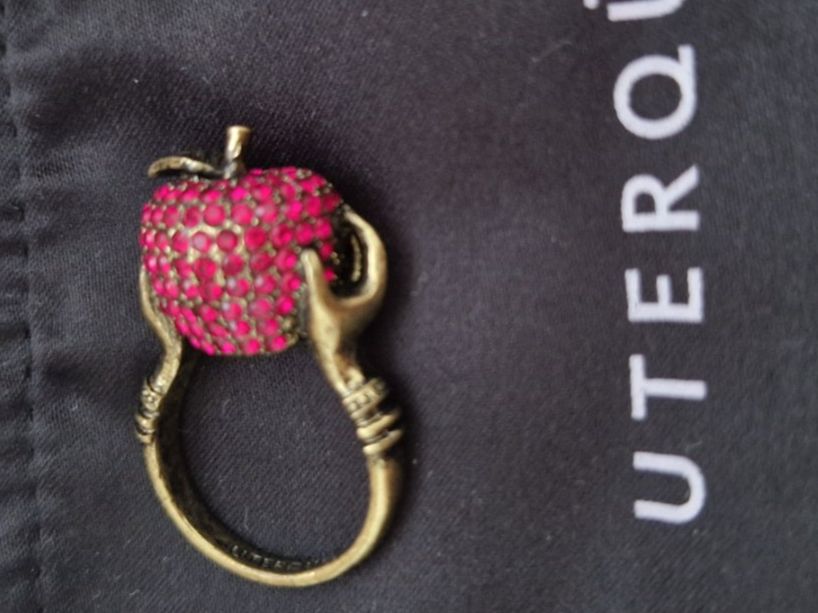 Ringe: Uterque Ring Apfel mit Strass – Gebraucht aus Erlinsbach SO von ULIKH