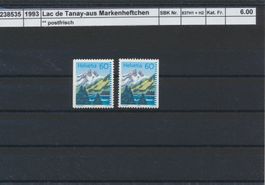 1993 "Lac de Tanay - aus Markenheftchen",  ** postfrisch