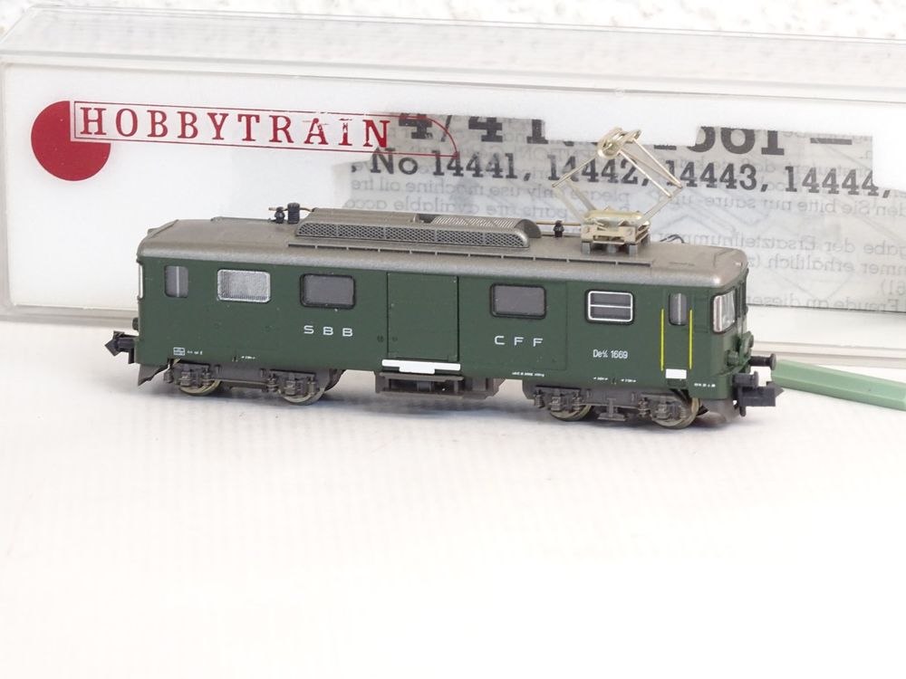Hobbytrain 14445 Triebwagen De4/4 1669, Analog, Spur N, OVP | Kaufen ...