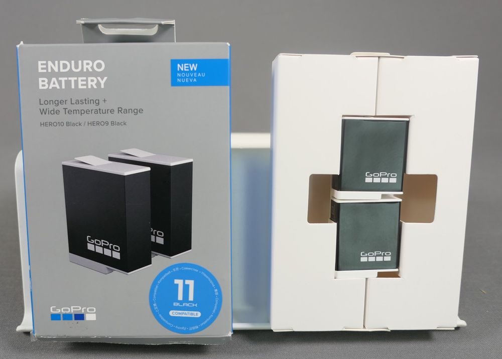 GoPro Enduro Akkus für HERO9 black, HERO10 black, HERO11 blk (Gebraucht ...