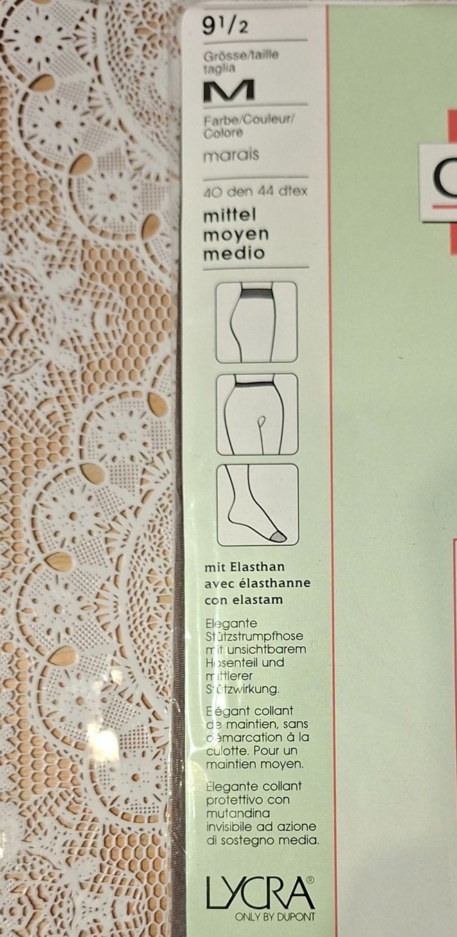 Migros Calze & Collant: Migros Comforf Vision Strumpfhose 40den Gr.M Marais – Nuovo e nell'imballaggio originale da Amriswil venduto da Celini3 4