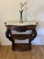 Rar Antique Mahogany Konsole Tisch 1880–1900, napoleon III