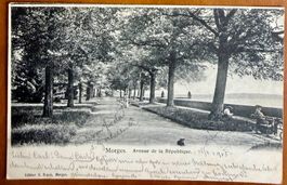 Morges - Avenue de la République - Animée 1905