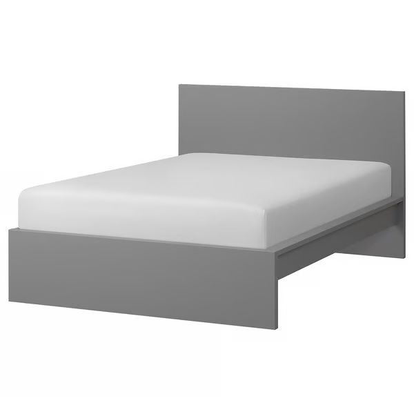 Ikea Letti: Ikea MALM 140x200 grey bedframe + 2x bed slates – Usato da Zürich venduto da Sanderdh 2