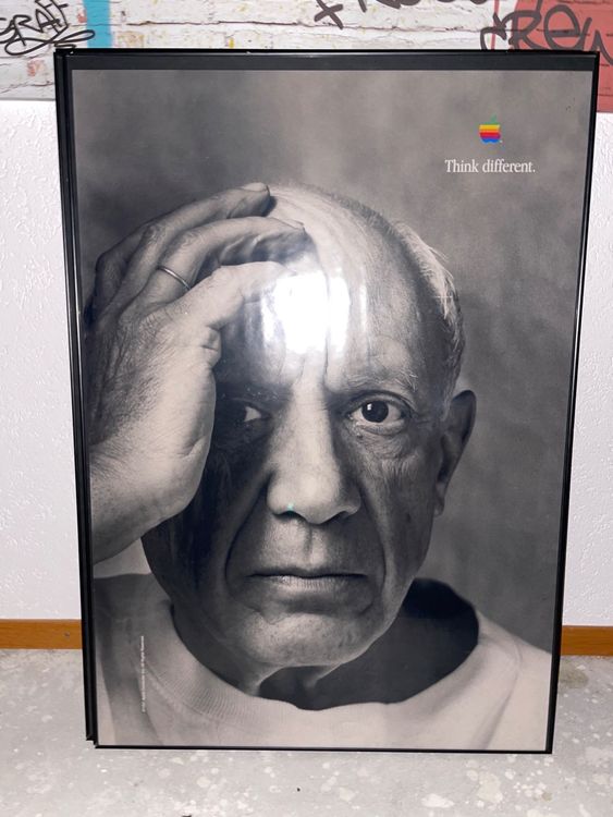 Affiche campagne Apple Think different Pablo Picasso | Kaufen auf Ricardo