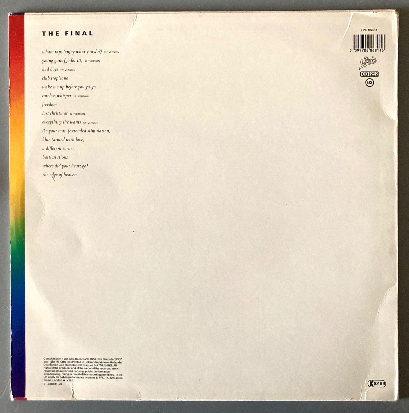 Schallplatten: WHAM! - THE FINAL – Gebraucht aus Poliez-Pittet von Newtown-Records 1