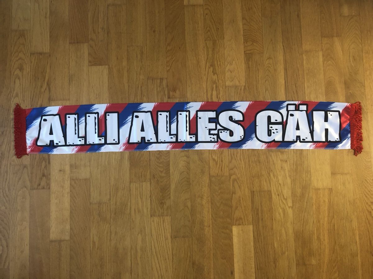 FC Basel Foulard & Sciarpe: FCB FC Basel Schal Muttenzerkurve – Nuovo e nell'imballaggio originale da Winterthur venduto da GinaMila 1