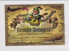 Etikette - Kremser Sandgrube /bd