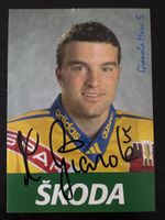 Signierte Sammelkarte Marc Gianola HCD 1998/99