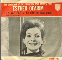Vinyl Single Esther Ofarim - T'en Vas Pas