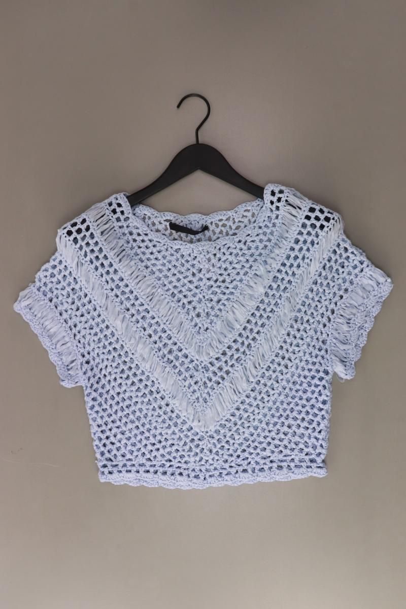 T-Shirts: Set Häkelshirt Gr. 36 Kurzarm blau – Gebraucht aus Neustadt an der Waldnaab von SecondLifeFashion