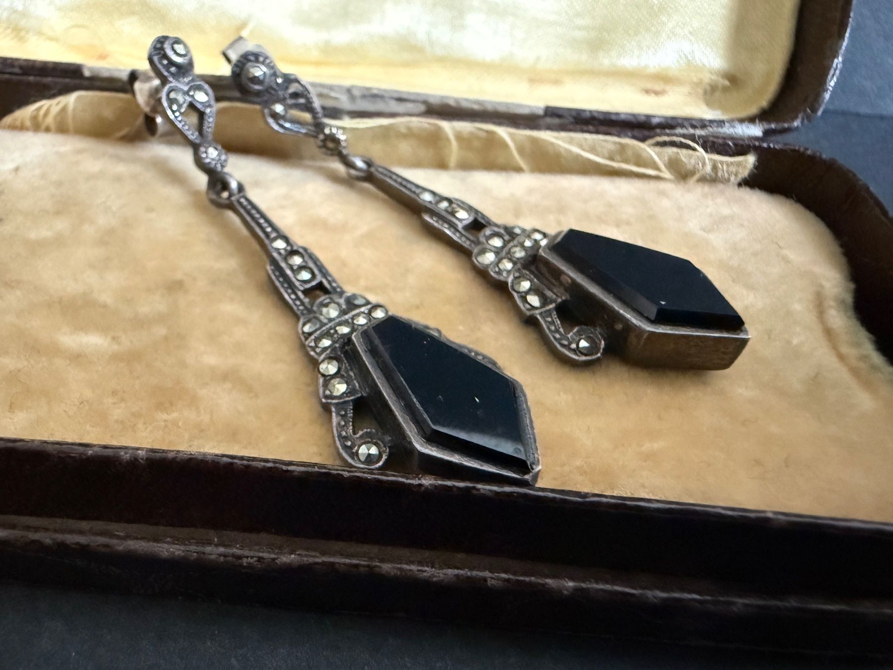 Orecchini pendenti & Orecchini a lobo: Antike Art Deco Silber Ohrstecker 925 – Usato da Spiegel b. Bern venduto da Rogger72 1