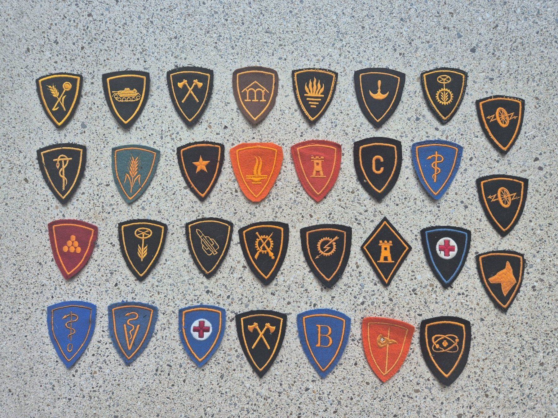 Schweizer Armee Placchette & Badge: *** Abzeichen Sammlung Set 2025 *** – Usato da Riedholz venduto da fr_sIruP