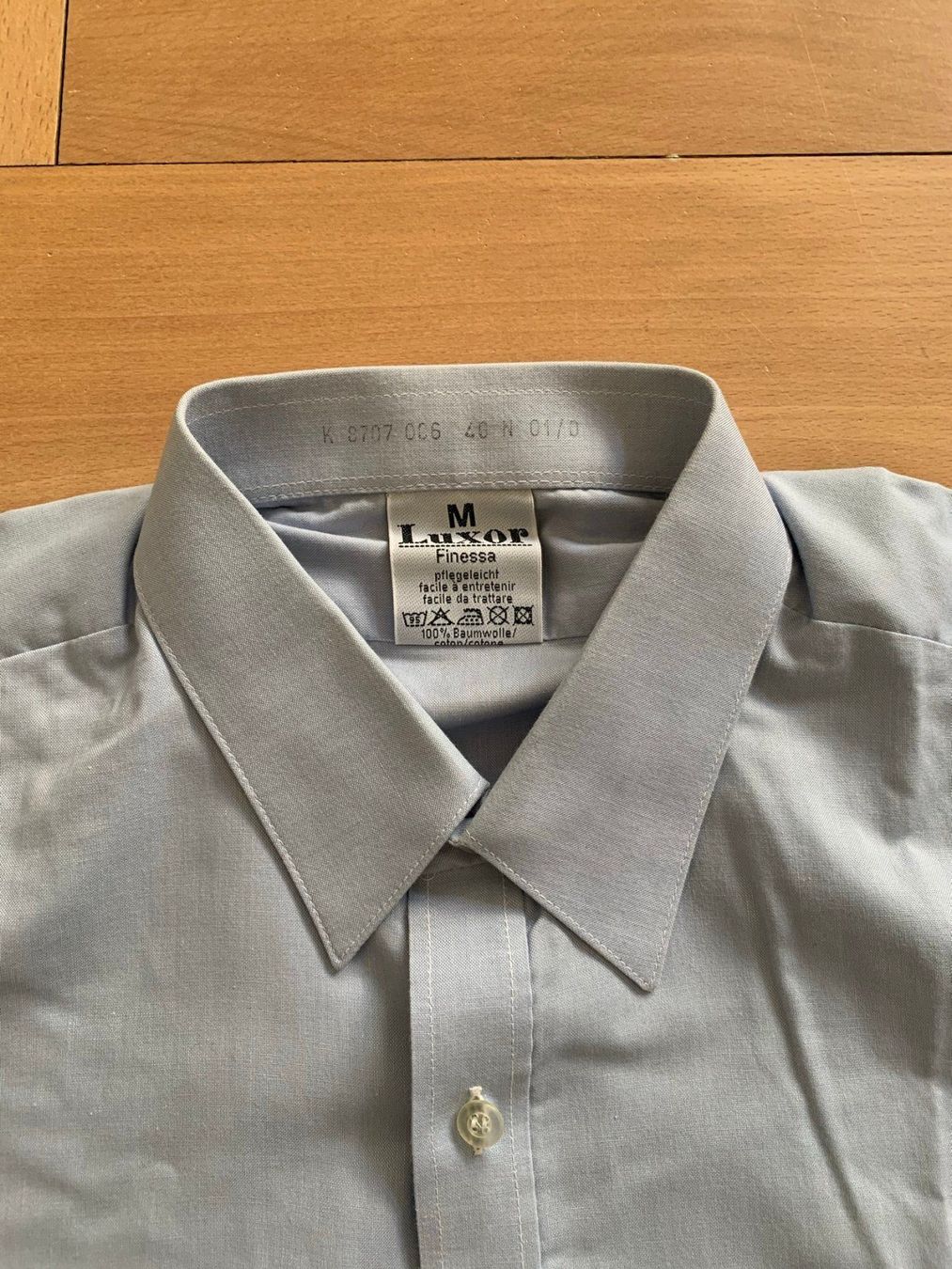 Camicie: LUXOR - Hemd hellblau M – Usato da Zürich venduto da Diazaio 1