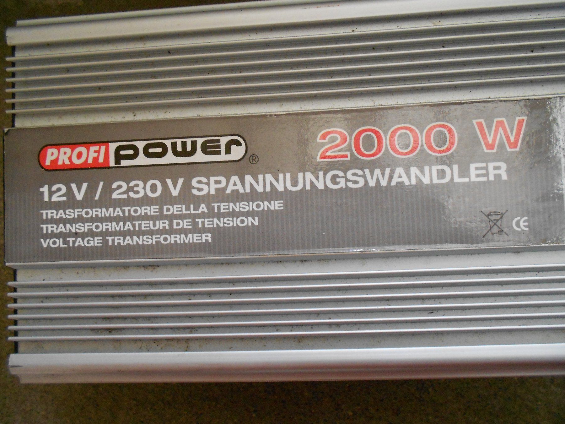 Wechselrichter: Umwandler 2000watt – Gebraucht aus KRAUCHTHAL von Ponky 1