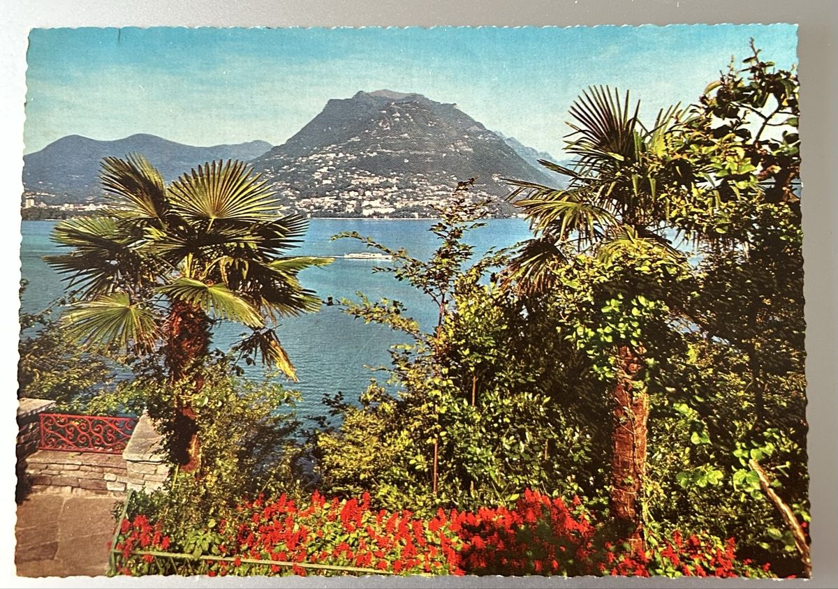 Cartoline postali: Ascona mit Monte Brè – Usato da Athenaz (Avusy) venduto da xam48