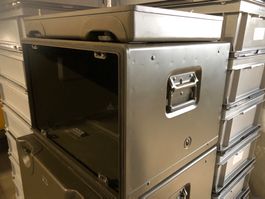 Schweizer Armee Alukiste EDAK Kiste Koffer Box Militärkiste