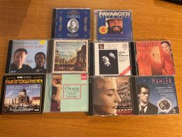 Klassik CD Sammlung: Pavarotti, Beethoven, Chopin u.a.10 Stü